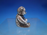 Italian Sterling Silver Figurine Teddy Bear Un'Idea Vesita D'Argento (#6702)