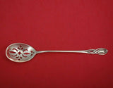 Chippendale Old by Alvin Sterling Silver Olive Spoon Pierced Original 6"