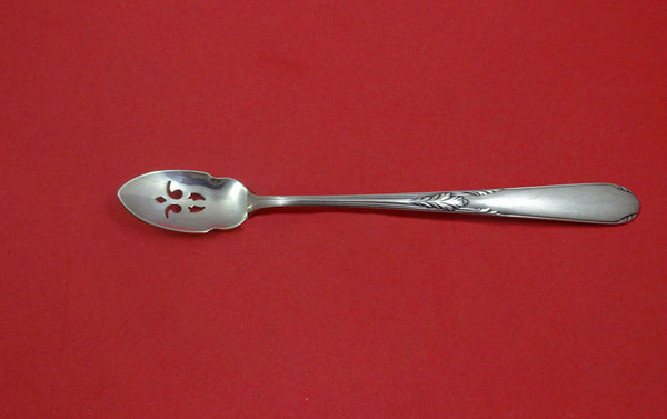 Fleetwood By Manchester Sterling Silver Olive Spoon Pierced Long 7 1/4" Custom