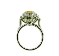 14k Gold 1.68ct Genuine Natural Precious Topaz and 3/4ct Diamond Ring (#J4730)