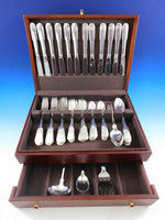 Old English Tipt by Gorham Sterling Silver Flatware Set 12 Dinner Service 63 pcs