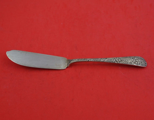 Antique Engraved by Tiffany and Co Sterling Silver Master Butter Flat Handle 8"