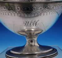 Hester Bateman English Georgian Sterling Silver Sugar Basket Swing Handle #4893