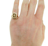 14k Yellow Gold Victorian Cultured Pearl Ring (#J4696)