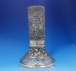 German .800 Silver Vase Holder Courting Couples Hanau Pseudo Hallmarks (#3958)