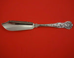 Stag Hunt by William Cummings English Sterling Silver Fish Knife with Crest 8"