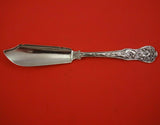 Stag Hunt by William Cummings English Sterling Silver Fish Knife with Crest 8"