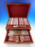 hrysanthemum by Tiffany Sterling Silver Flatware Set 12 Service 49 pcs Dinner