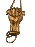 Brass Victorian Skirt Lifter with Hand 6 5/8" (#J1337)