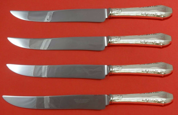 Enchantress by International Sterling Silver Steak Knife Set Texas Sized Custom