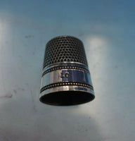 Simons Brothers Sterling Silver Thimble #10 7/8" Tall x 3/4" Diameter (#6567)