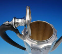 Crichton Brothers English Sterling Silver Demitasse Coffee Set 3pc (#3735)