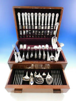 Georgian by Towle Sterling Silver Flatware Set for 12 Service 140 pcs Dinner