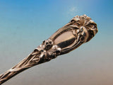 New Art by Durgin Sterling Silver Pie Server with Lilies 10 1/2"