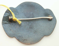 Arts and Crafts Heintz Sterling and Copper Pin (#J2520)
