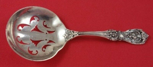 Francis I by Reed and Barton Old Sterling Silver Nut Spoon Hand Pierced 4 3/4"