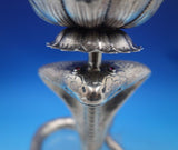 Sterling Silver Candle Holder Cobra Design w/ Red Eyes 8 1/2" x 5 1/4" (#6906)