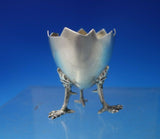 German 800 Silver Poached Egg cups Set of 6 with Chicken Feet (#6242)