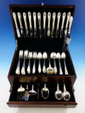 Wadefield by Kirk-Stieff Sterling Silver Flatware Set for 12 Service 91 pieces