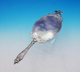 Tiffany and Co Sterling Silver Hand Mirror Early Union Square Birds Cherub #3764