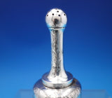 Thomas Alfred Skiner English Victorian Sterling Salt Pepper Shakers (#6817-2)