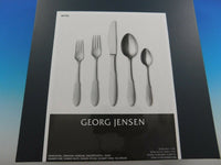 Mitra by Georg Jensen Stainless Steel Flatware 5 Piece Place Setting New