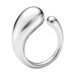 Georg Jensen Denmark Sterling Silver MERCY Ring Large Version Bold - New