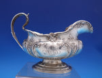 Gorham Sterling Silver Gravy Boat A1030 with Flowers Date Mark 1899 Old (#6935)