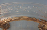 Dominick & Haff Sterling Silver Centerpiece Serving Bowl Crystal Etched (#0089)