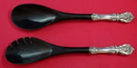 Francis I by Reed and Barton Old Sterling Silver Salad Serving Set with Ebony
