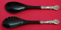 Francis I by Reed and Barton Old Sterling Silver Salad Serving Set with Ebony