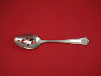 Stuart Shell by Towle Plate Silverplate Pierced Serving Spoon Original 8 1/4"