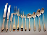 Pointed Antique by R&B D&H Sterling Silver Flatware Set Service 135 Pcs Dinner