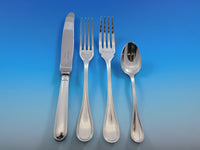 Albi by Christofle France Silverplate Flatware Set 12 Service 132 pcs Dinner