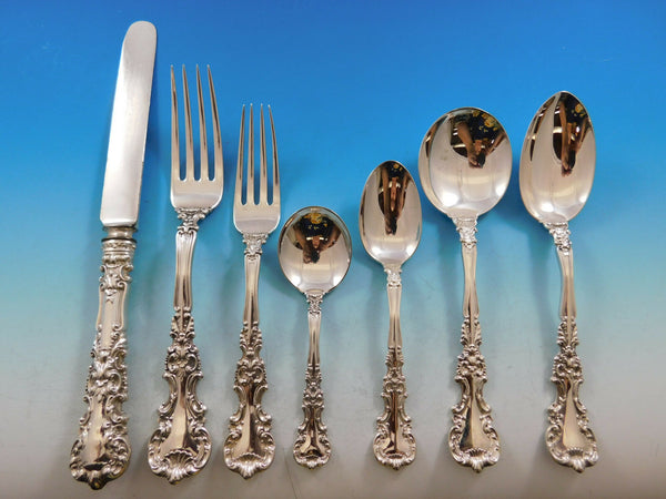 Avalon by International Sterling Silver Flatware Set 12 Service 84 Pcs Dinner