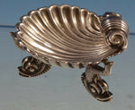 Hilliard and Thomason English Sterling Silver Salt Dip with Dolphin Feet (#3052)
