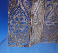 Filigree by Unknown Sterling Silver Doll House Miniature Folding Screen (#6890)