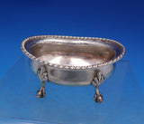 Missiaglia 800 Silver Salt Cellar Master Oval Footed Hand Hammered Italy (#6940)
