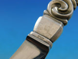 Scroll by Georg Jensen Sterling Silver Dinner Knife XL European Size Rare