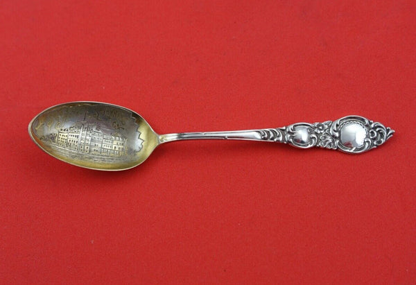 Navarre by Lunt Sterling Silver Demitasse Spoon GW Souvenir Savannah, GA 4 1/8"