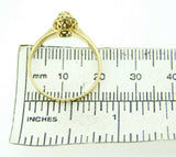 14k Yellow Gold Victorian Mine Cut Genuine Natural Diamond Ring (#J4433)