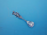 German Sterling 835 Silver Oval Salt Dip with Figural Spoon Set (#4316)