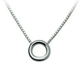 Idole De Christofle France Sterling Silver Circle Pendant - New