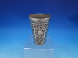 Middle Eastern Sterling Silver Tumbler Cup Persian Hand Chased Engraved (#6708)