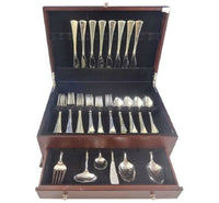 Coventry Forge by Wallace Sterling Silver Flatware Set 8 Service 38 Pcs