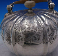 Chatham Engraved by Durgin Sterling Silver Kettle on Stand w/ Burner #88 (#3950)