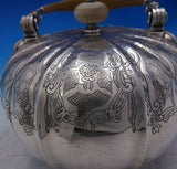 Chatham Engraved by Durgin Sterling Silver Kettle on Stand w/ Burner #88 (#3950)