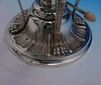 George II by Tuttle Sterling Silver Coffee Urn w/Lion Handles Paws #435 (#4882)