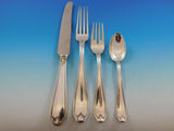 Piedmont by Buccellati Italy Sterling Silver Flatware Set Service 32 pcs Dinner