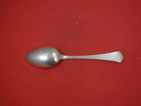 Antique by Wallace Sterling Silver Serving Spoon w/ applied mono "V" 8 1/4"